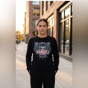 KENZO TIGER FACE CREW SWEAT
BLACK Size S Small